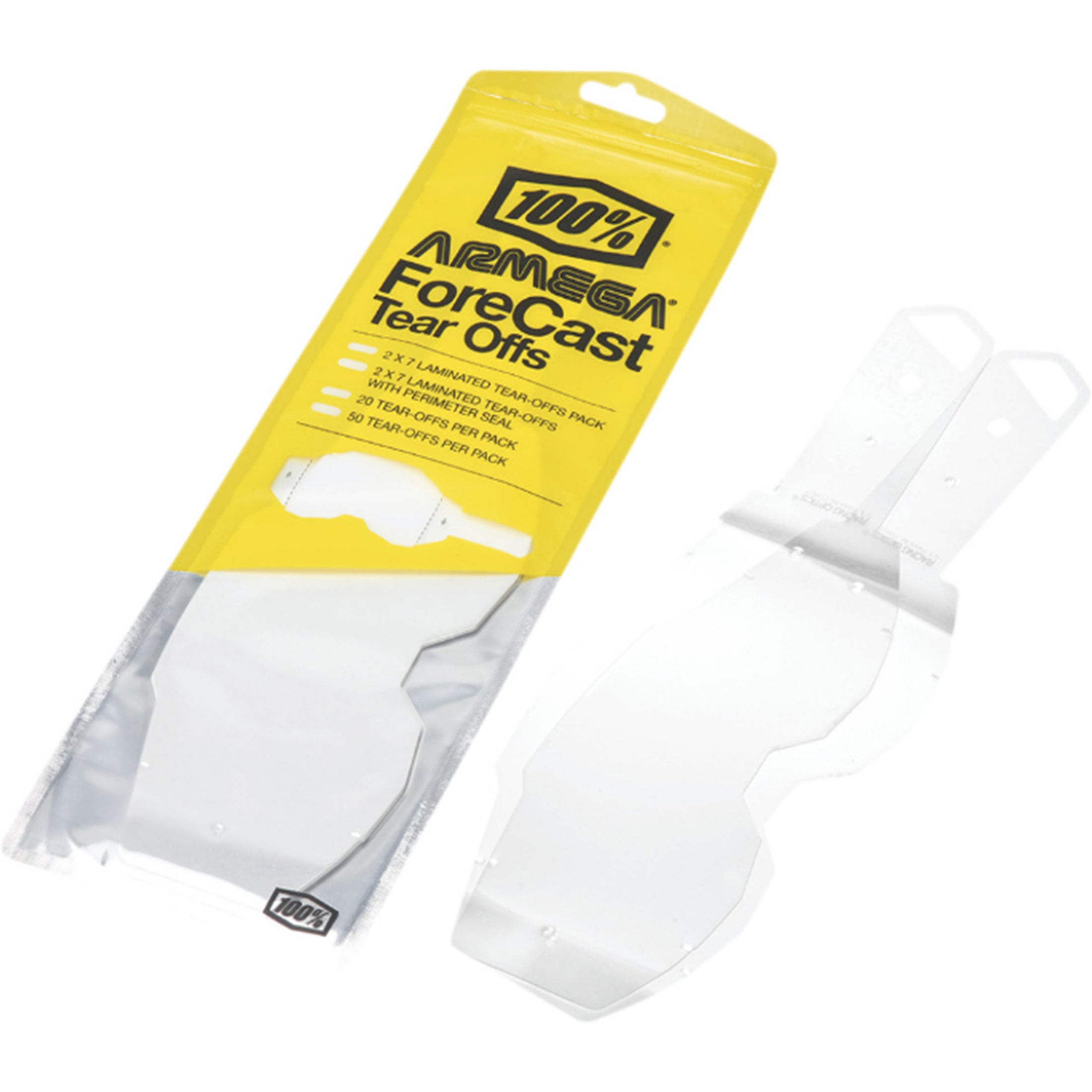 100% Armega Forecast Standard Tear-Off Goggle Accessories – Shop for Moto Gear