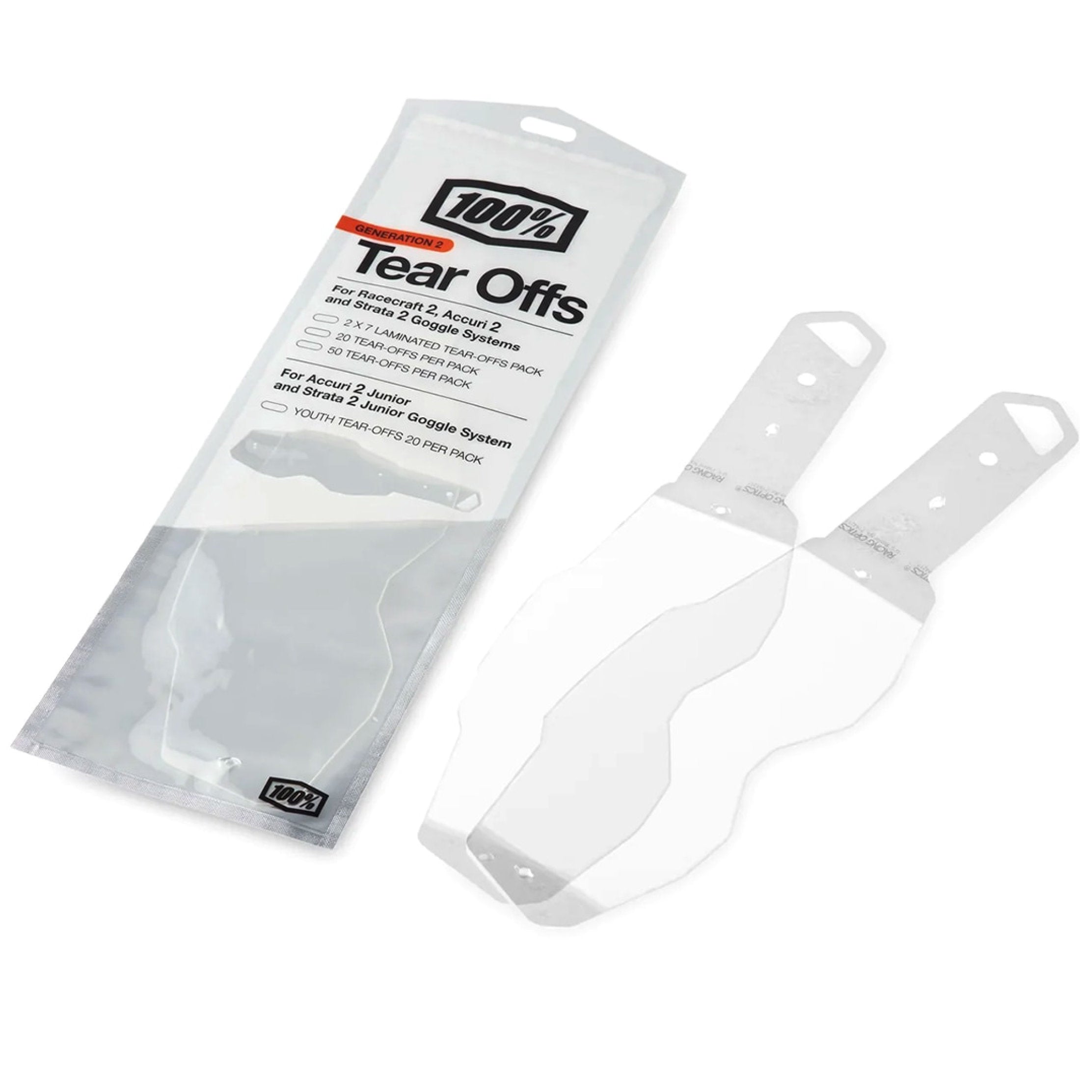 motocross goggles with tear offs Armega Forecast Laminated Tear-Offs 2x7 Pack