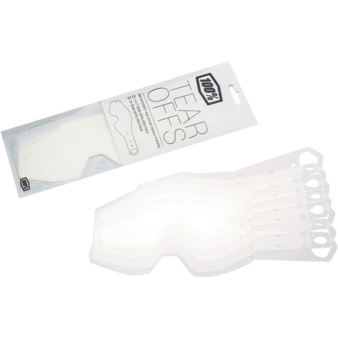100% Racecraft/Accuri/Strata Laminated Tear-Off Goggle Accessories-2602