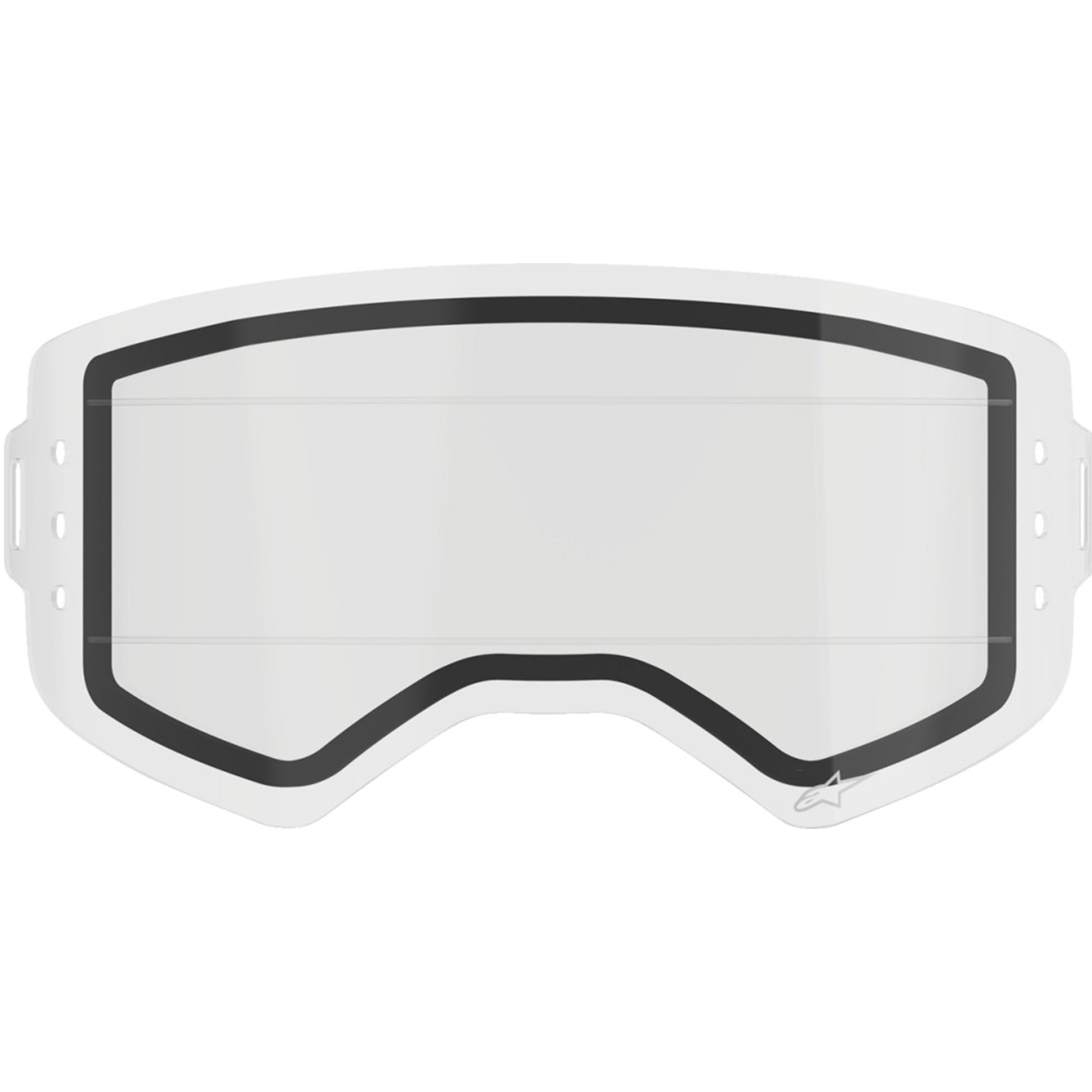 Alpinestars Vision 8/Vision 5/Vision 3 Roll-Off Dual Pane Replacement Lens Goggles Accessories-2602