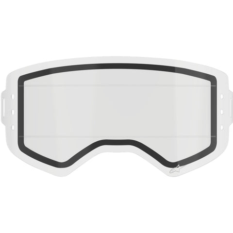 Alpinestars Supertech Wide Vision Roll-Off Dual Pane Replacement Lens Goggles Accessories-2602