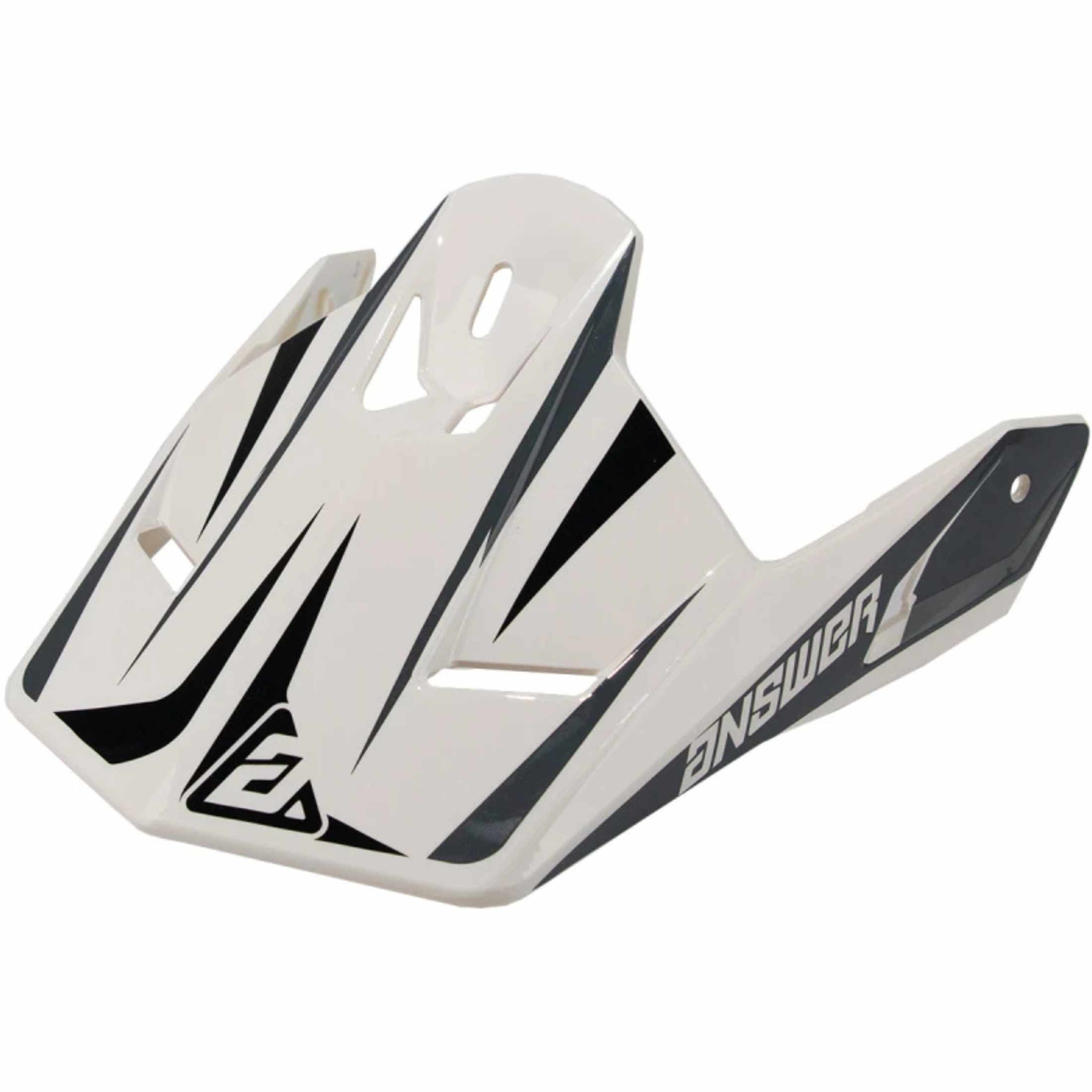 Answer Racing 26 AR1 Mototown Visor Helmet Accessories - Glossy White Grey Black