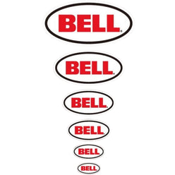 Bell Oval Decal 100MM/25PK Graphic Kit Accessories