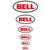 Bell Oval Decal 20MM/25PK Graphic Kit Accessories