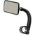 Biltwell Utility Rectangle Side View Mirror w/Clamp-On Mount 1" Motorcycle Accessories