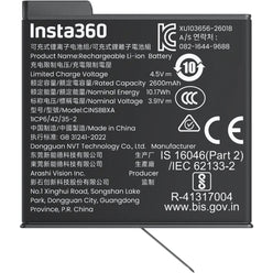 Insta360 X6 Xtreme Battery Camera Accessories