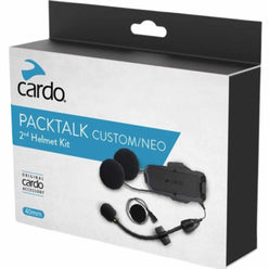 Cardo Packtalk Custom/NEO 2nd Helmet Kit Communication Head Set Accessories
