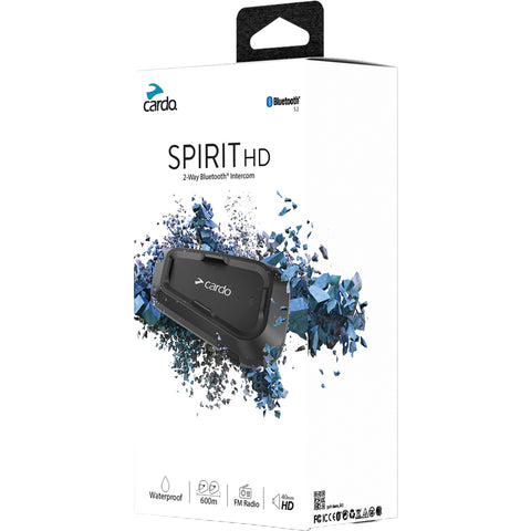 Cardo Spirit 2-Way Bluetoothインターコム Cardo Spirit HD Bluetooth Headset Accessories – Motorhelmets.com
