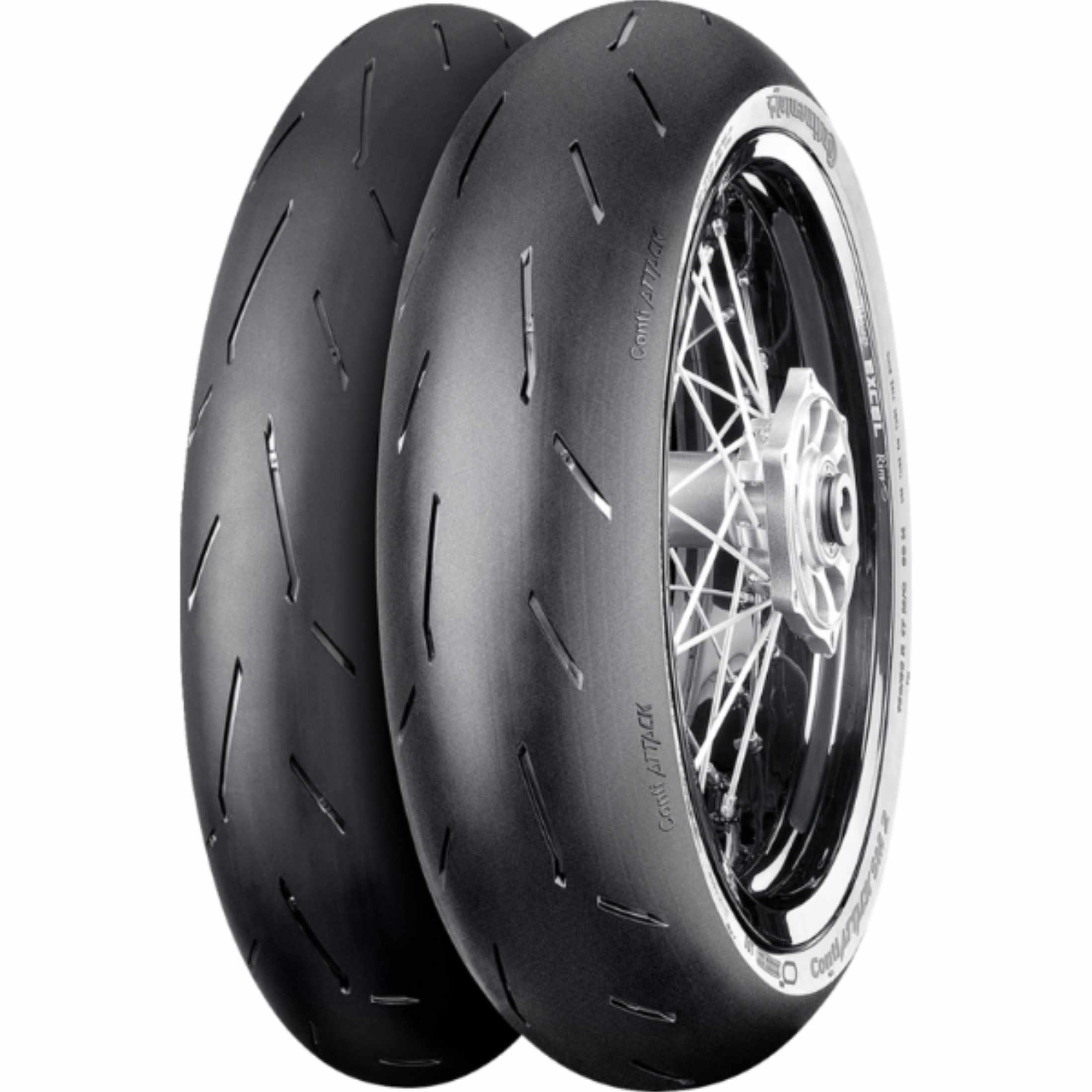 Continental ContiAttack SM2 17" Front Street Tires-3801