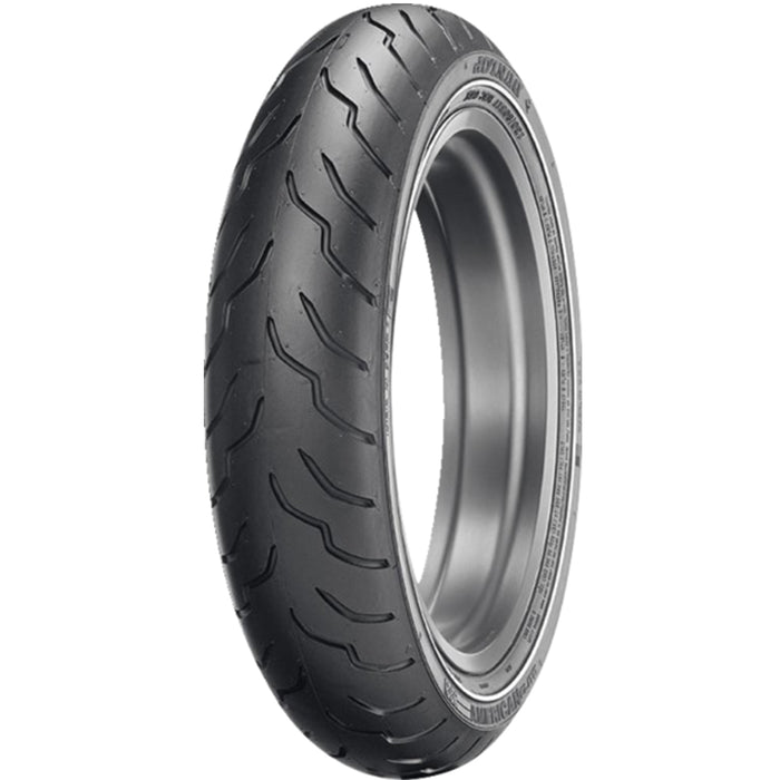 Dunlop American Elite Narrow Whitewall 16" Front Cruiser Tires-0305