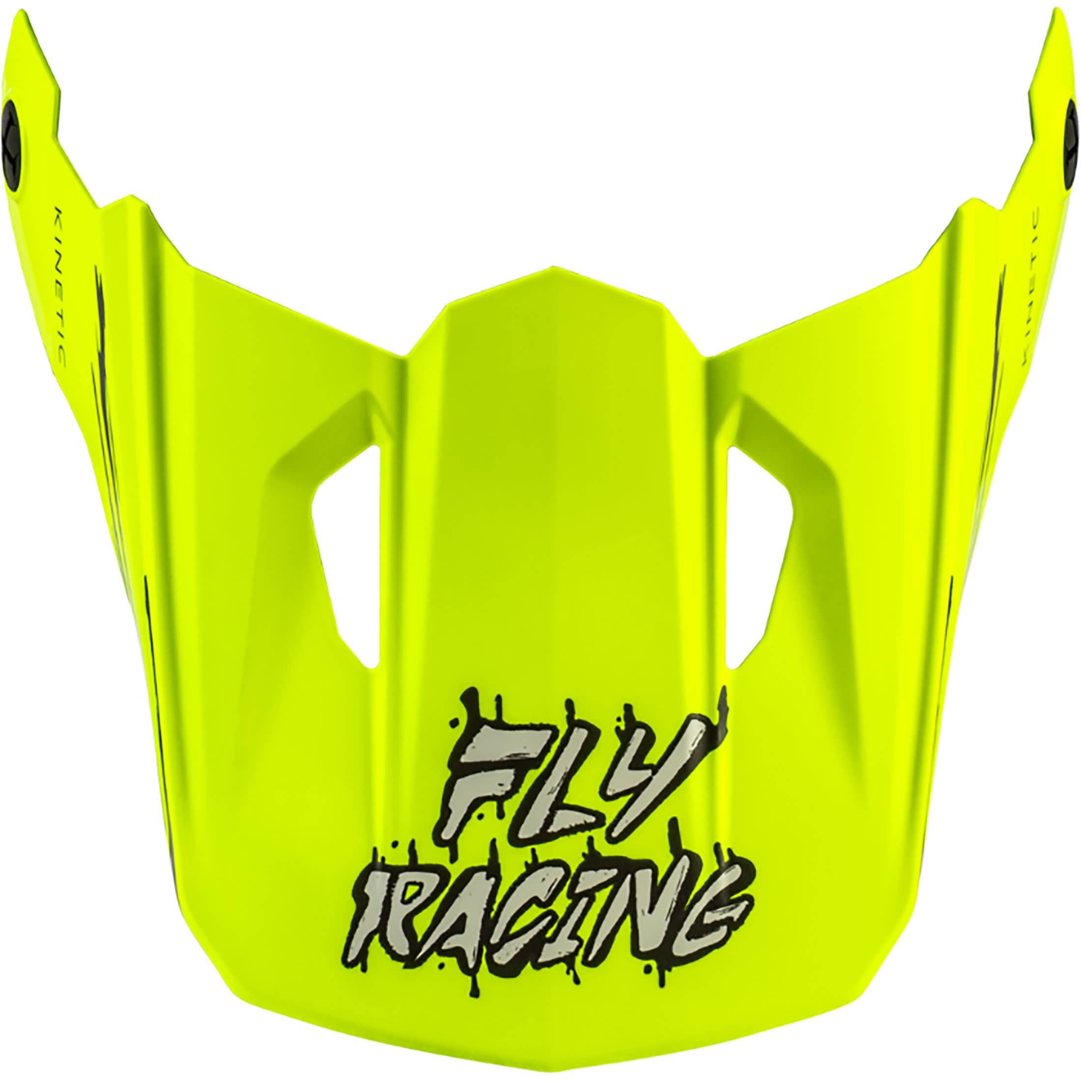 fly motorcycle helmet parts Yth Kinetic Surge Helmet Visor Grey/Hi-Vis Ys-Yl