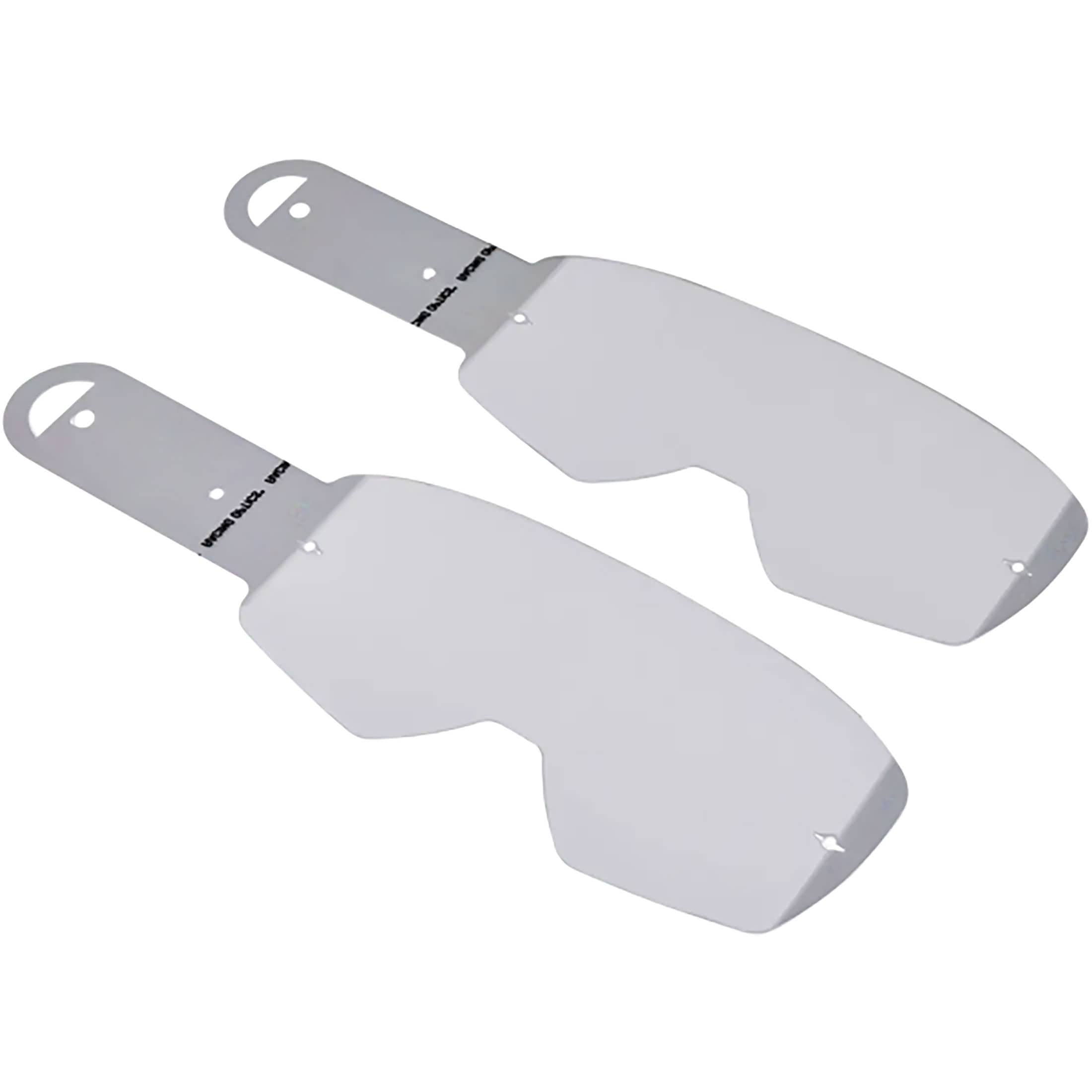 Fox Racing Laminated Vue 2023 14 Pack Goggle Tear Offs-Clear