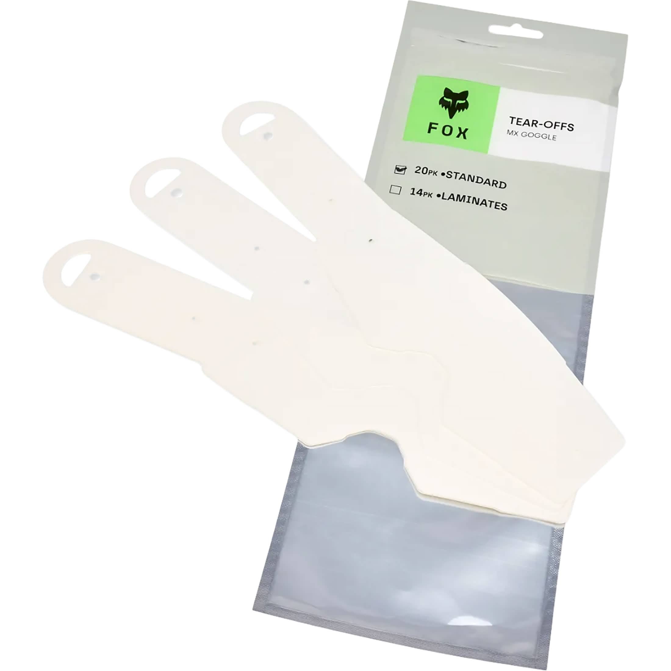 Fox Racing Airspace & Main Standard 20 Pack Tear-Offs Youth Goggles Accessories-33824