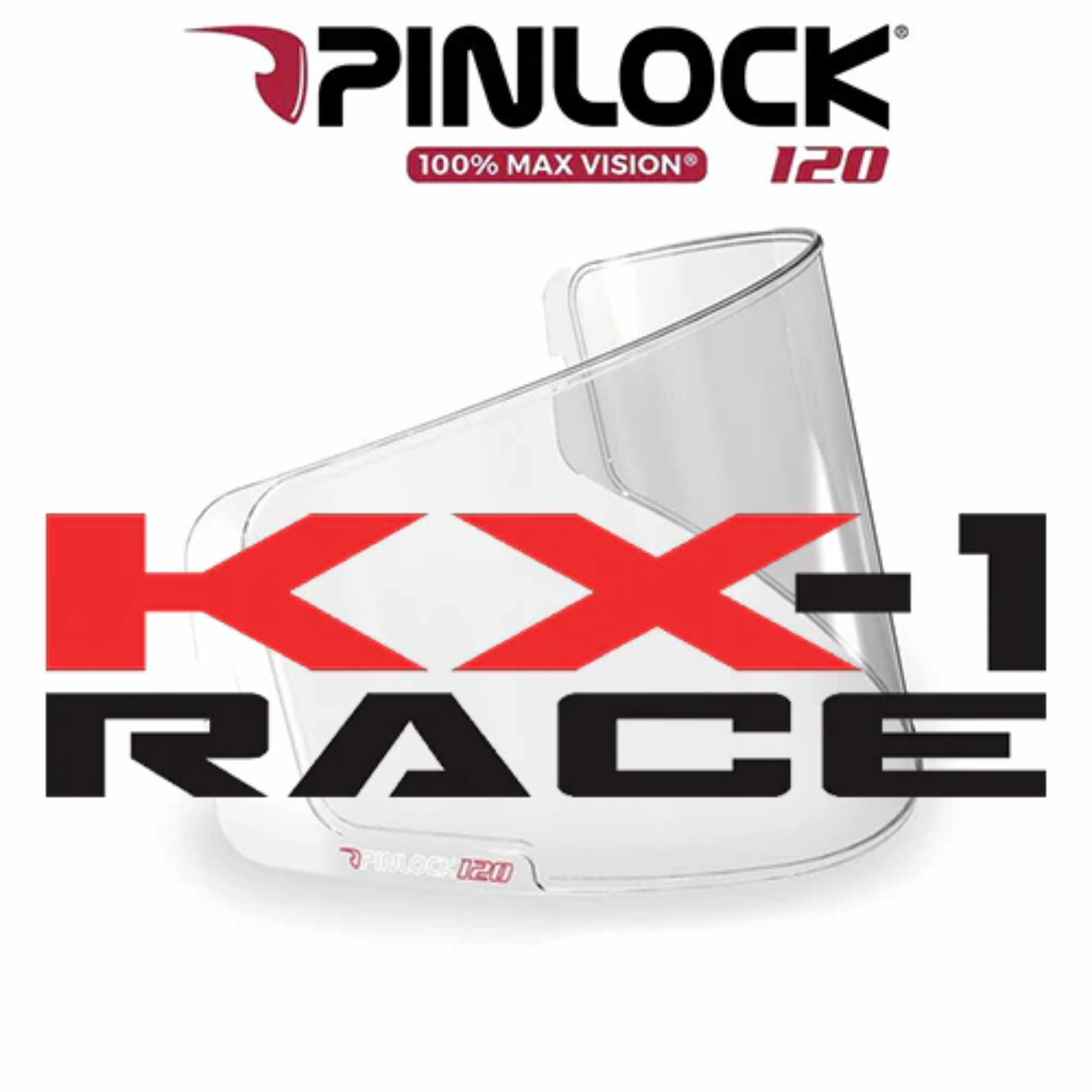 KYT KX-1 Race Pinlock 120 Helmet Accessories-YAKXP000