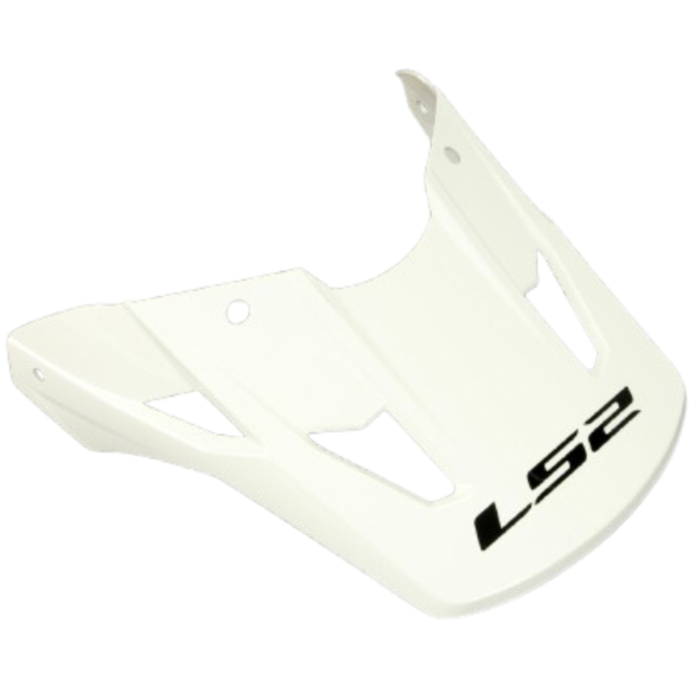 LS2 Gloss White Peak for Coz Helmets