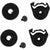 LS2 FF Base Plate Youth Helmet Accessories