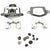 LS2 X-Force Black Peak and Base Screws Helmet Accessories