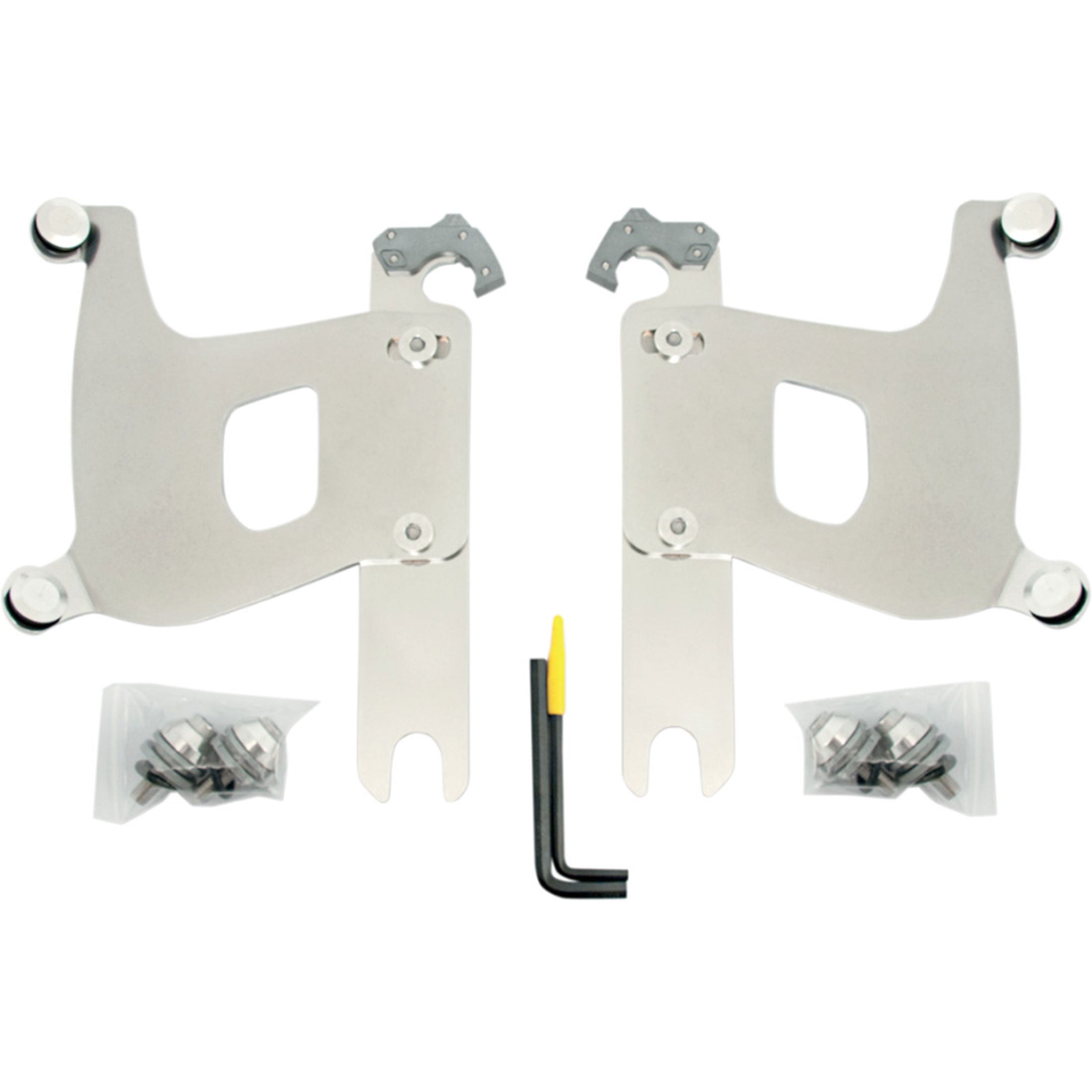 Memphis Shades Bullet Fairing Trigger-Lock Hardware Kit Covered Forks Without Lightbar Motorcycle Accessories-2320