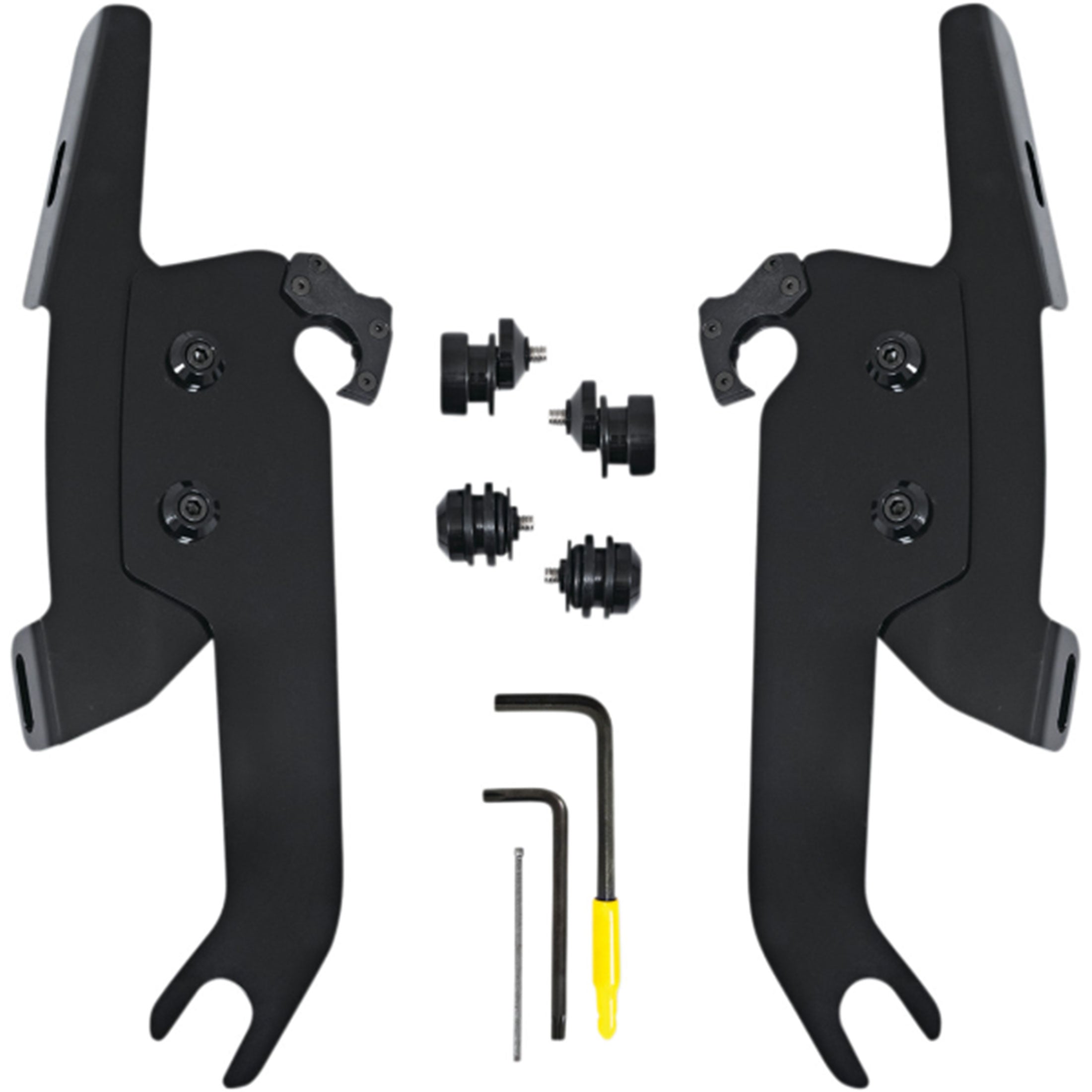 Memphis Shades FLSL Fats/Slim Windshield Trigger-Lock Complete Mount Kit Motorcycle Accessories-2320