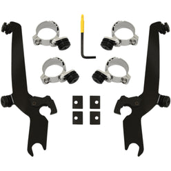 Memphis Shades Rebel No-Tool Trigger-Lock Mount Kit for Sportshield Motorcycle Accessories