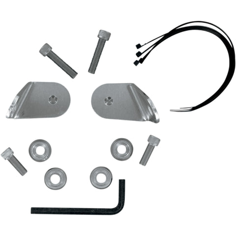 Memphis Shades Turn Signal relocation Hardware for HD covered forks w/o light bar Motorcycle Accessories-2321