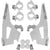 Memphis Shades Wide Fats/Slim Trigger Lock Mounting Kit Motorcycle Accessories
