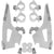 Memphis Shades Wide Fats/Slim Trigger Lock Mounting Kit Motorcycle Accessories