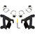 Memphis Shades XL/XG Cafe Fairing Trigger-Lock Hardware Kit Motorcycle Accessories