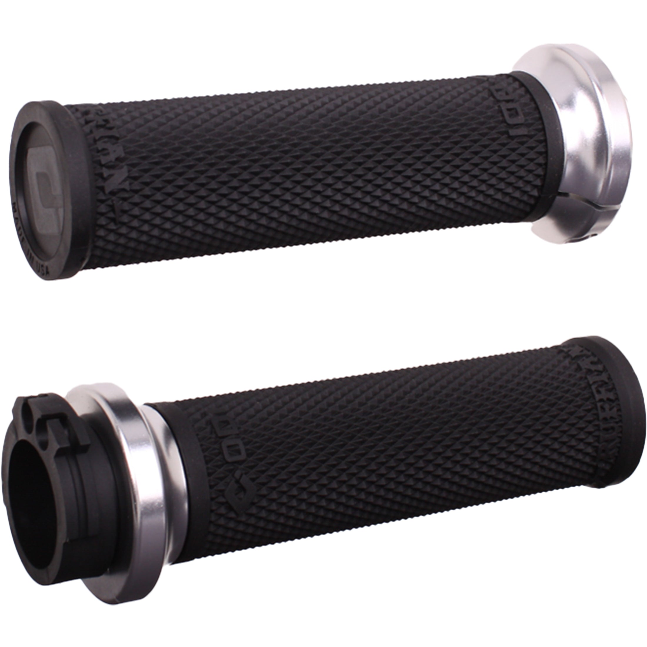 ODI Harley-Davidson 1984+ Cable: Ruffian V-Twin Lock-On Cruiser Hand Grips-206