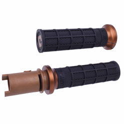 ODI Harley-Davidson 2023+ Cvo: V-Twin Lock-On Hart-Luck Signature Full-Waffle Cruiser Hand Grips