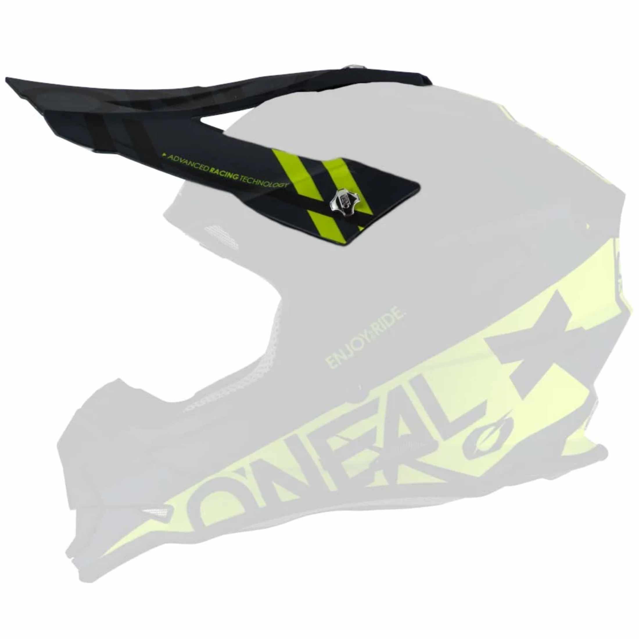 O'Neal 2 Series Spyde Visor Helmet Accessories - Black / Hi-Viz