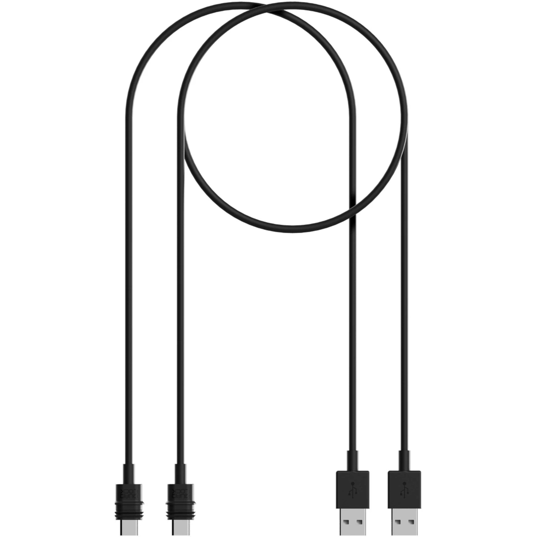 Quad Lock Quad Lock Replacement Weatherproof Wireless Charging Head USB Cables Phone Accessories - Black