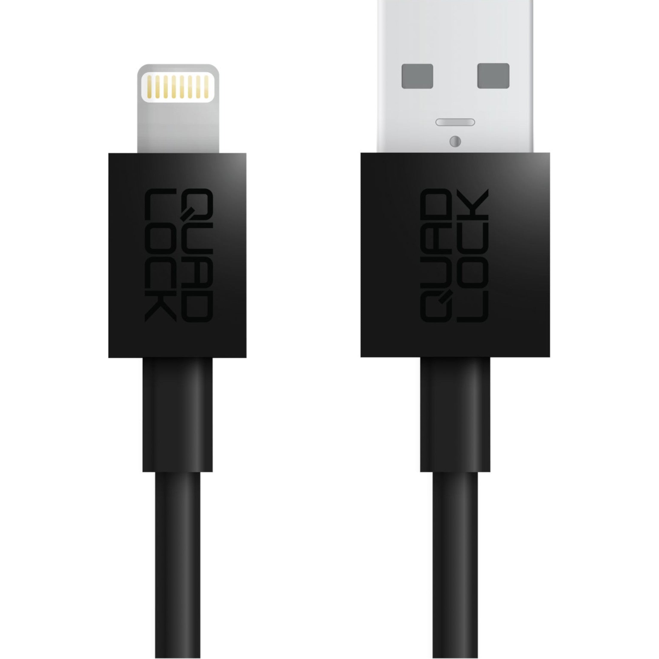 Quad Lock USB-A to Lightning Cable Phone Accessories - Black
