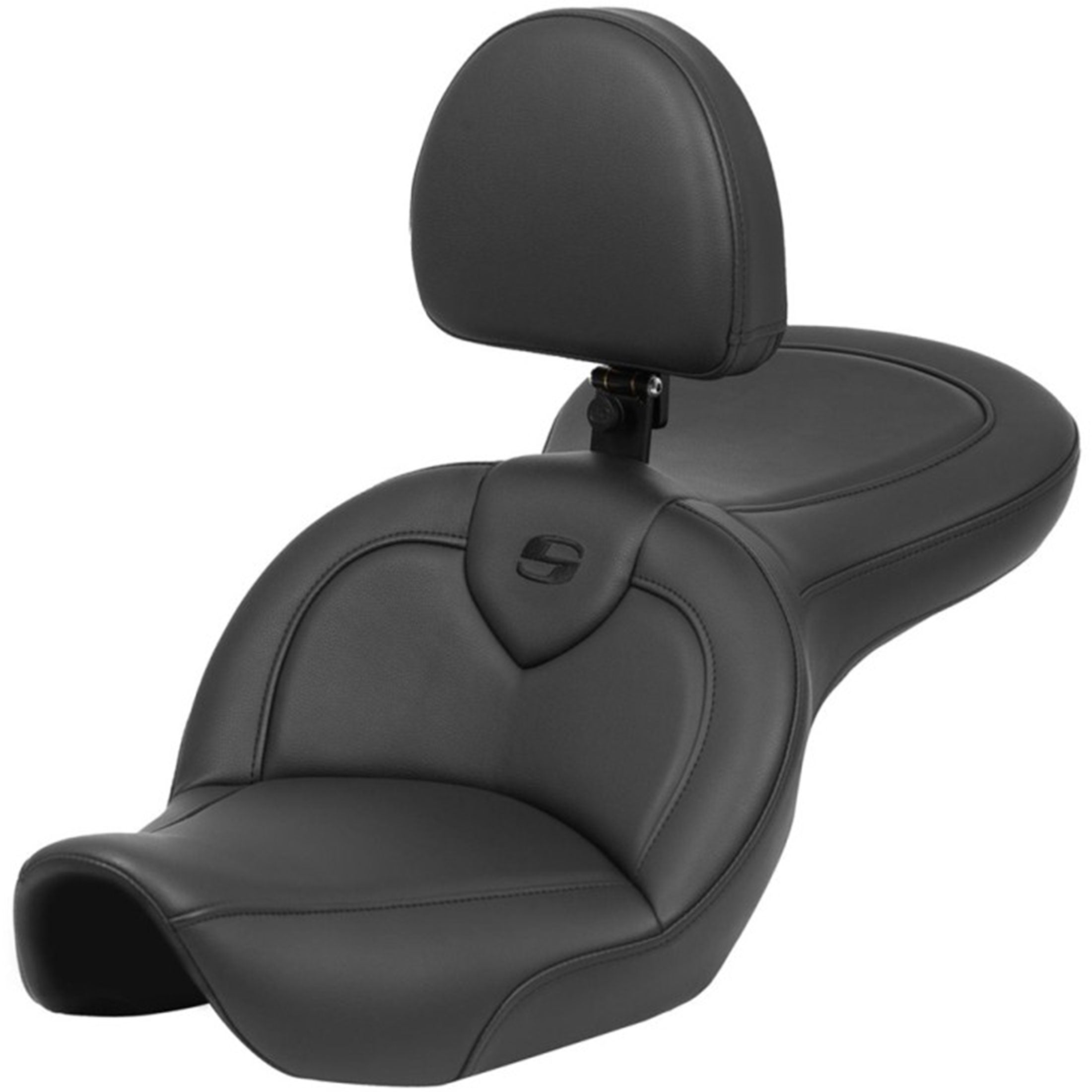 Saddlemen 1996-2003 FXDWG Dyna Wide Glide RoadSofa Seat with Drivers Backrest Motorcycle Accessories-0803