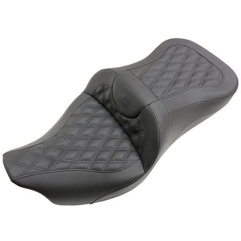 Saddlemen 2008-2024 FLHR, FLHT, FLHX & FLTR Extended Reach Roadsofa LS Seat Motorcycle Accessories-0801