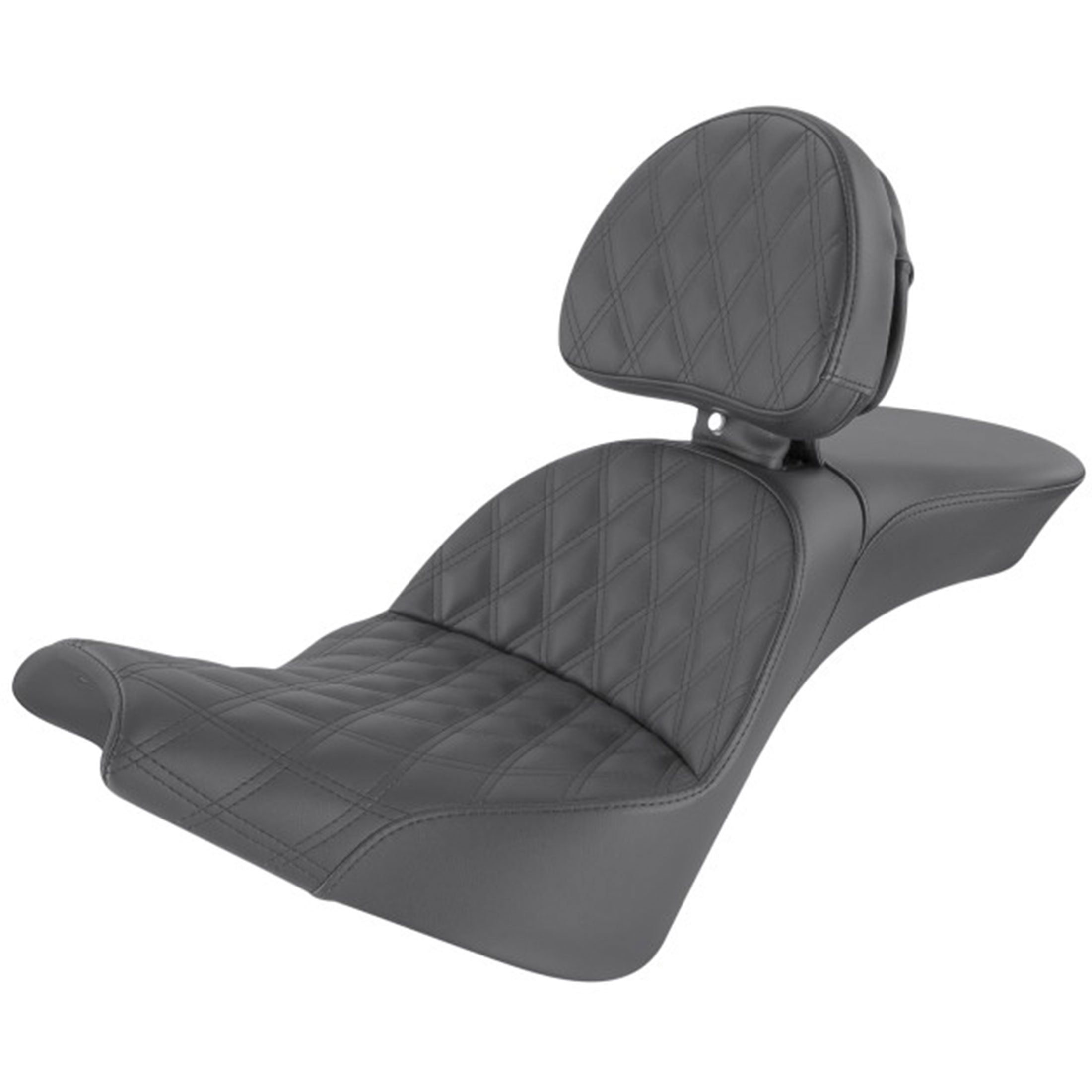 Saddlemen 2018-2025 Softail Street Bob FXBB/S, Standard FXST Explorer LS Seat with Driver's Backrest Motorcycle Accessories-0802