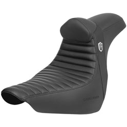 Saddlemen 2018-2026 Low Rider FXLR/FLXRS/FLXRST, Sport Glide FLSB Pro Series SDC Performance Tuck ‘N Roll Seat with Driver's Lumbar Rest Motorcycle Accessories