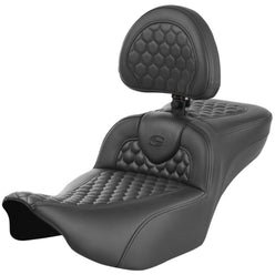 Saddlemen 2024-26 Road Glide / Street Glide | 2023-2025 CVO Road Glide / Street Glide RoadSofa HC Ext Reach Seat with Driver's Backrest Motorcycle Accessories