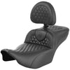 Saddlemen 2024-26 Road Glide / Street Glide | 2023-2025 CVO Road Glide / Street Glide RoadSofa HC Ext Reach Seat with Driver's Backrest Motorcycle Accessories