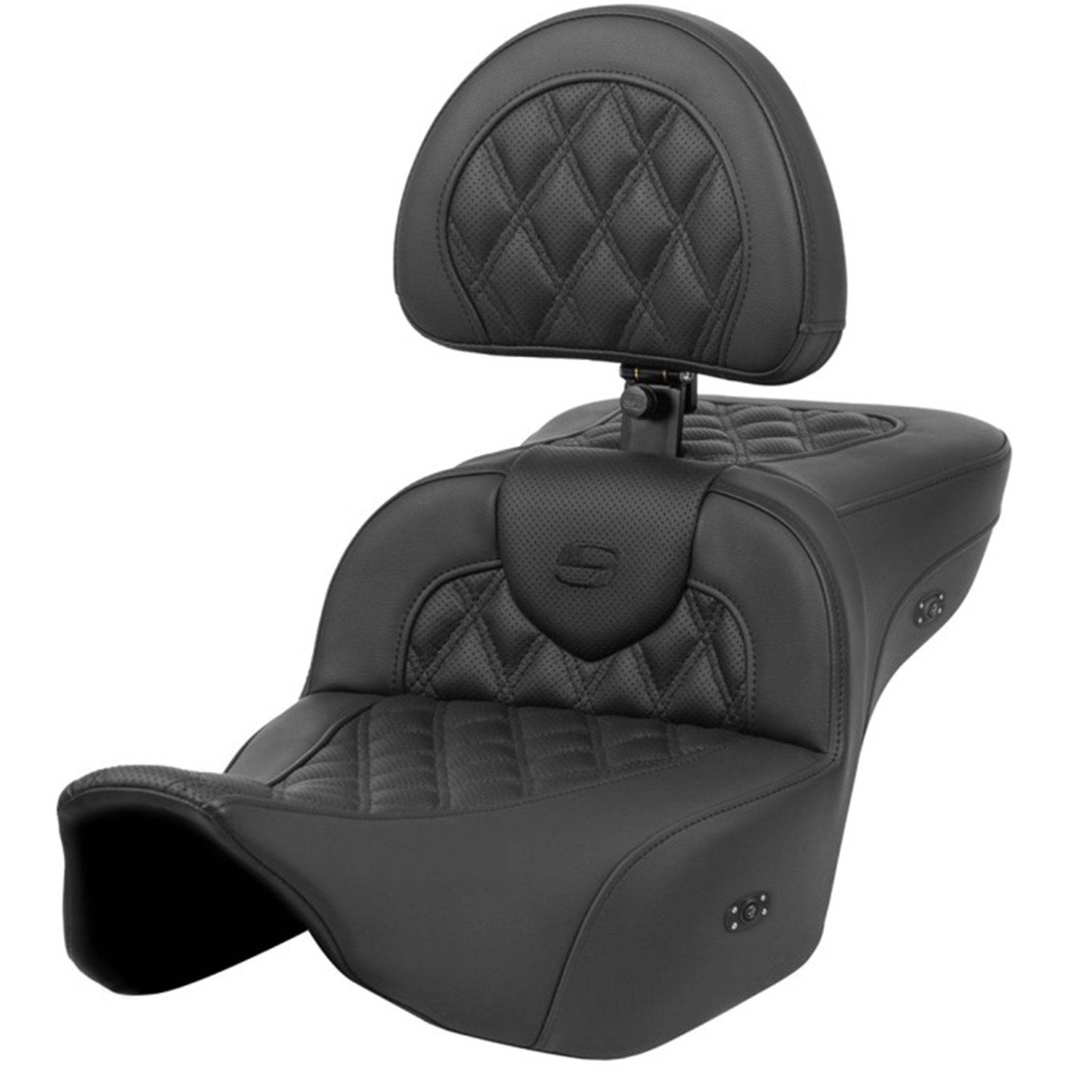 Saddlemen 2024-26 Road Glide / Street Glide | 2023-26 CVO Road Glide / Street Glide Heated RoadSofa LS Ext Reach Seat with Backrest Motorcycle Accessories-0801