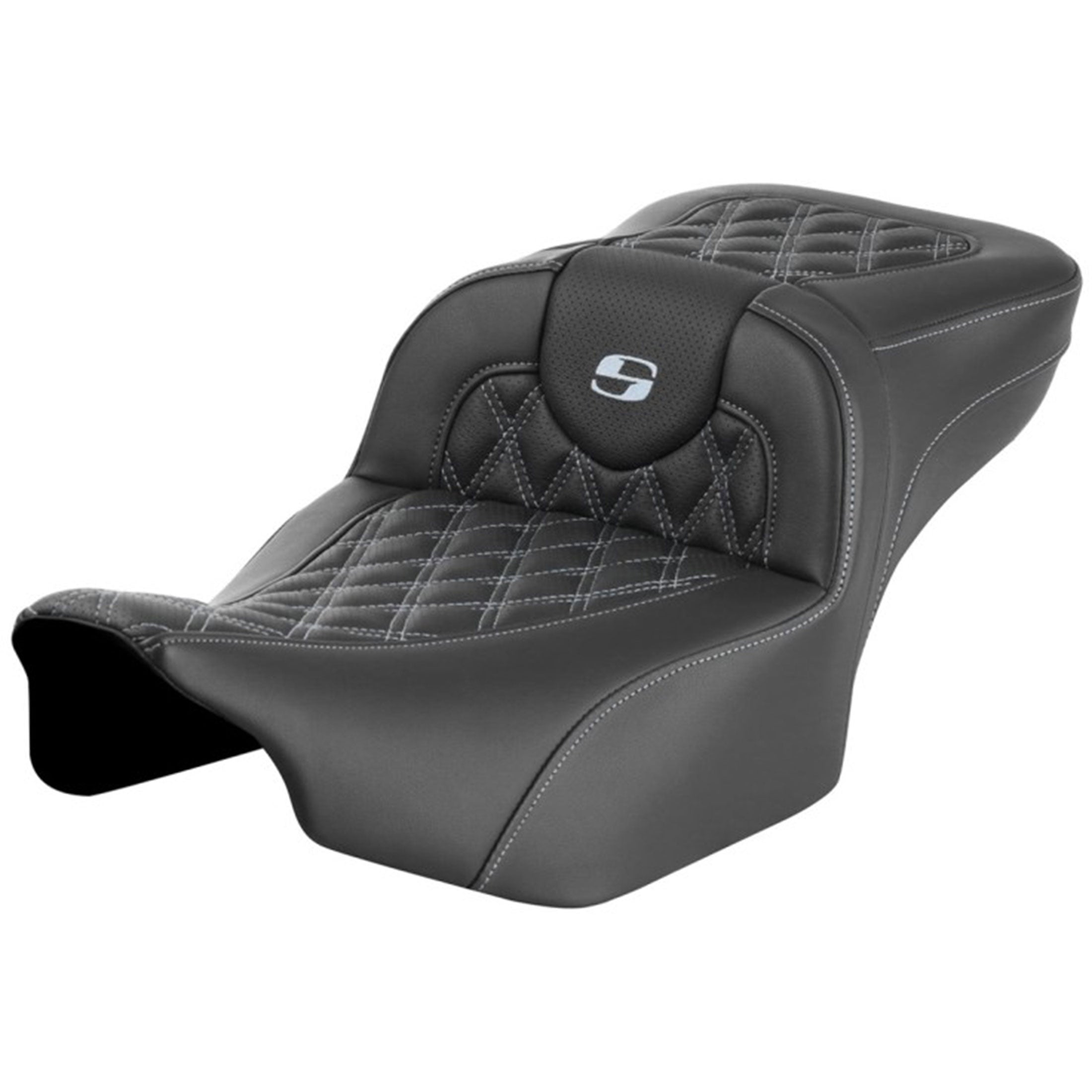 Saddlemen 2024-26 Road Glide / Street Glide | 2023-26 CVO Road Glide / Street Glide RoadSofa LS Ext Reach Seat Motorcycle Accessories - Silver