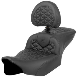 Saddlemen 2024-26 Road Glide / Street Glide | 2023-26 CVO Road Glide / Street Glide RoadSofa Tri-Gripper Seat w/Driver's Backrest Motorcycle Accessories