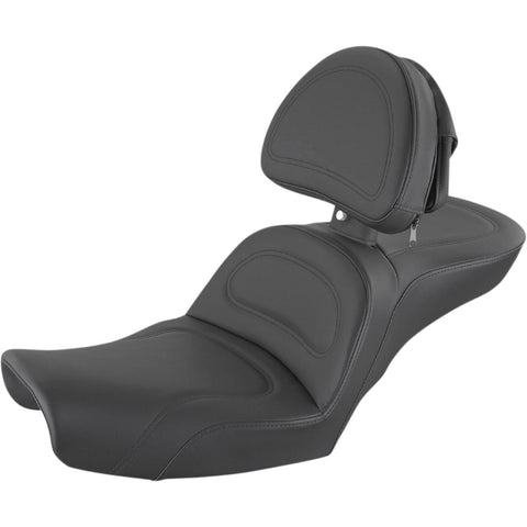 Saddlemen 1996-2003 FXD Dyna Explorer Ultimate Comfort Seat With Driver's Backrest Motorcycle Accessories-0803