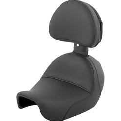 Saddlemen 2006-2017 FXD, FXDWG, FLD Dyna Renegade Heels Down Solo Seat With Driver's Backrest Motorcycle Accessories