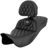 Saddlemen 2008-2024 FLHR, FLHT, FLHX & FLTR Extended Reach Roadsofa LS Seat with Driver's Backrest Motorcycle Accessories
