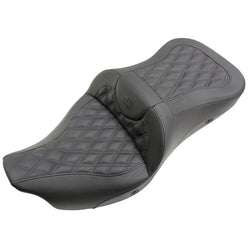 Saddlemen 2008-2024 FLHR, FLHT, FLHX & FLTR Heated Extended Reach Roadsofa LS Seat Motorcycle Accessories