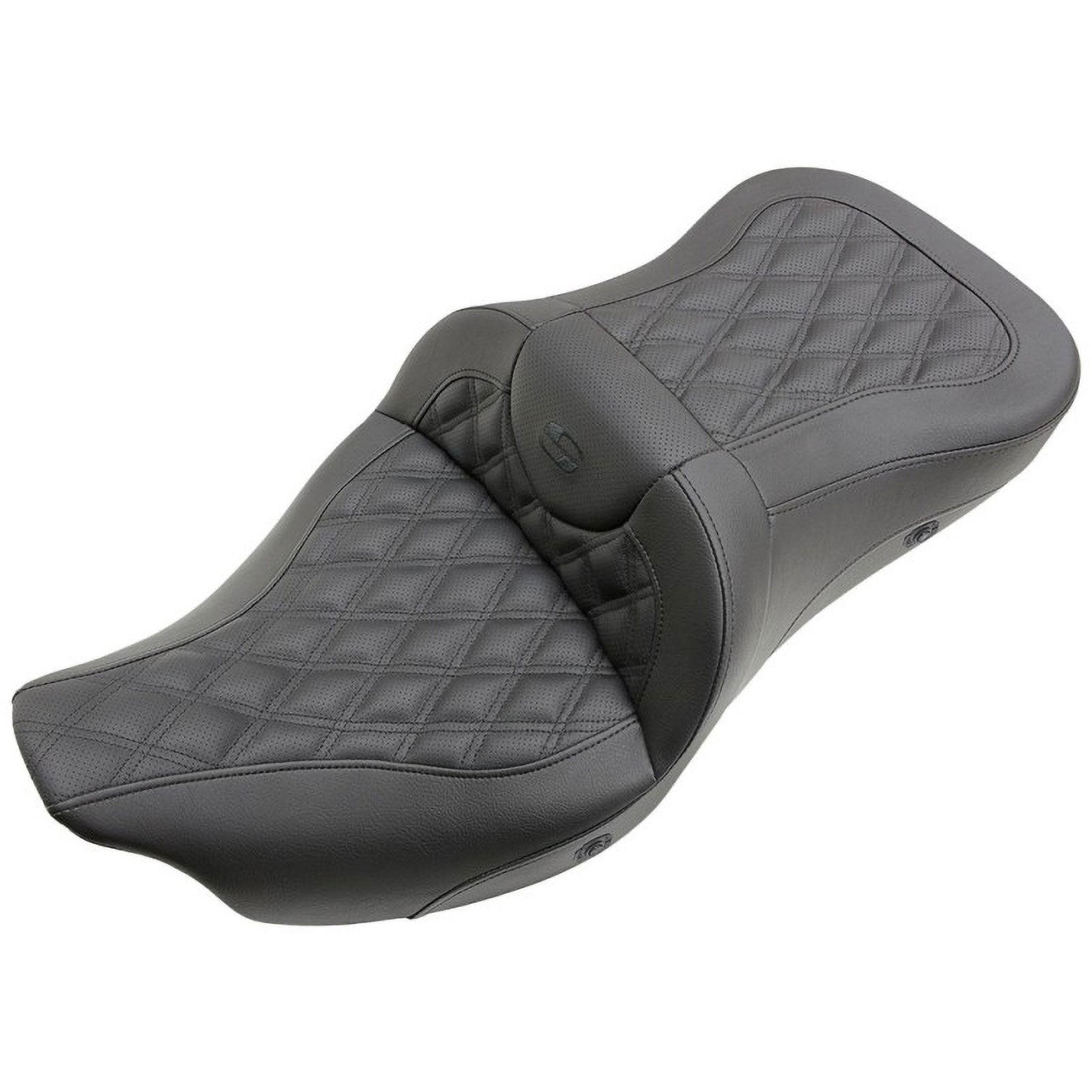 Saddlemen 2008-2024 FLHR, FLHT, FLHX & FLTR Heated Extended Reach Roadsofa LS Seat Motorcycle Accessories-0801