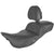 Saddlemen 2008-2024 FLHR, FLHT, FLHX & FLTR Heated RoadSofa Ext Reach Seat w/ Drivers Backrest Motorcycle Accessories