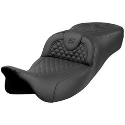 Saddlemen 2008-2024 FLHR, FLHT, FLHX & FLTR Roadsofa DS Extended Reach Seat Motorcycle Accessories
