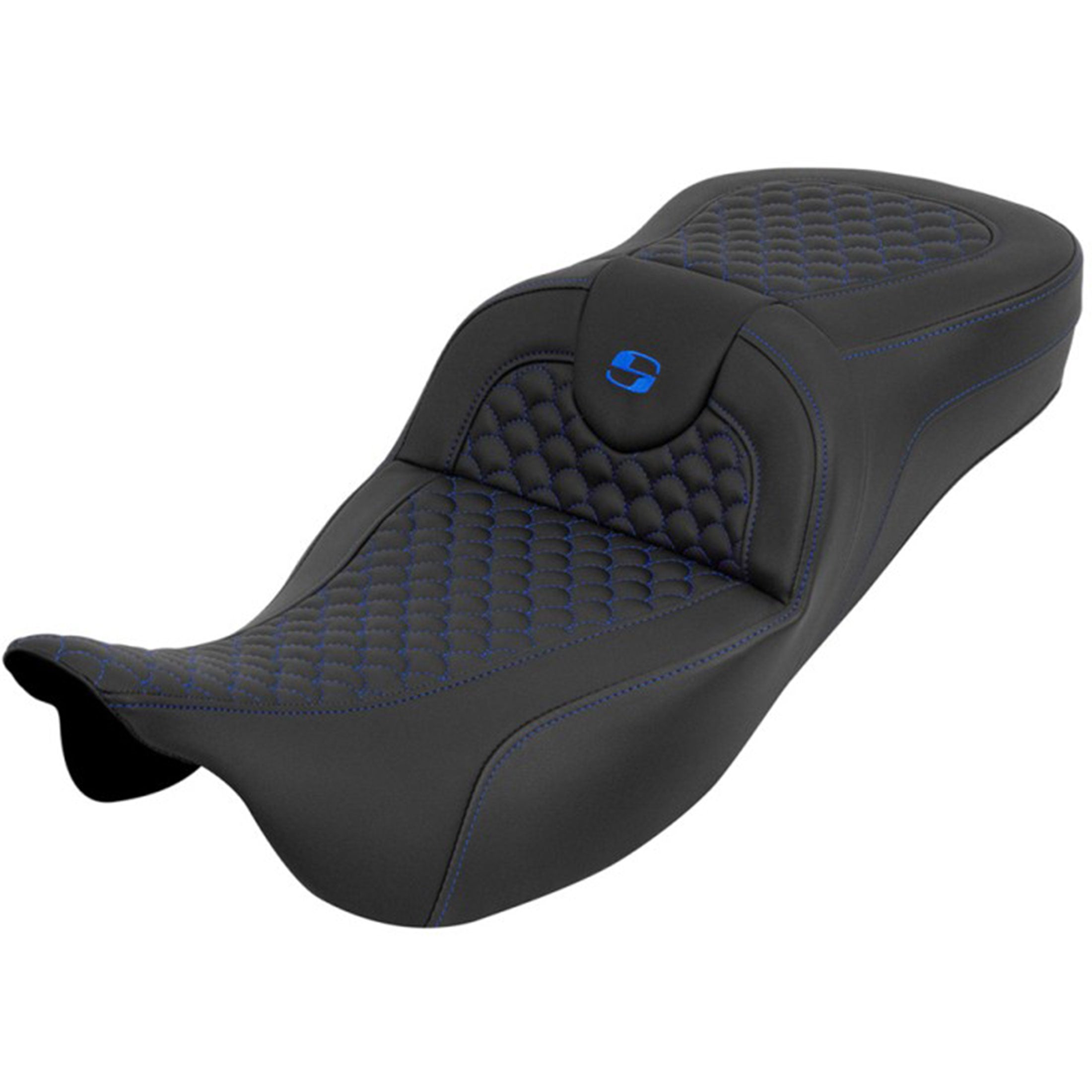Saddlemen 2008-2024 FLHR, FLHT, FLHX & FLTR Roadsofa DS Extended Reach Seat Motorcycle Accessories-0801